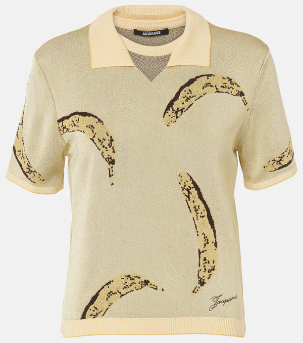  Jacquemus Jacquemus Polo Marino De Jacquard 