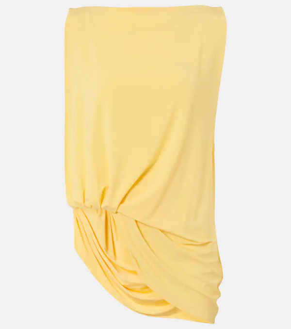 Jacquemus Jacquemus Top Peplo De Jersey Drapeado 