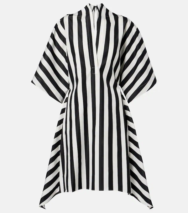  Jacquemus Jacquemus Túnica Moisson De Algodón Y Seda A Rayas 