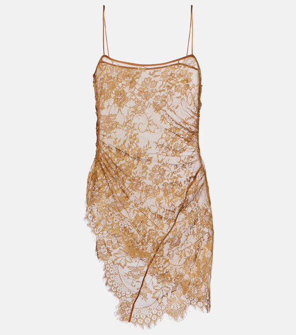  Jacques Wei Jacques Wei Top De Encaje Con Seda 