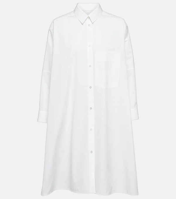  Jil Sander Jil Sander Camisa De Popelín De Algodón 