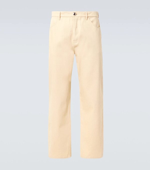  Jil Sander Jil Sander Jeans Rectos De Tiro Medio 