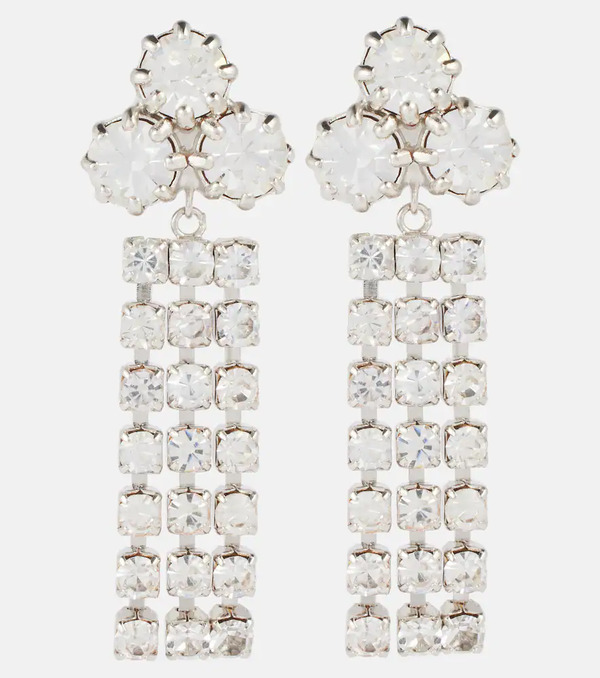  Jil Sander Jil Sander Pendientes Con Cristales 