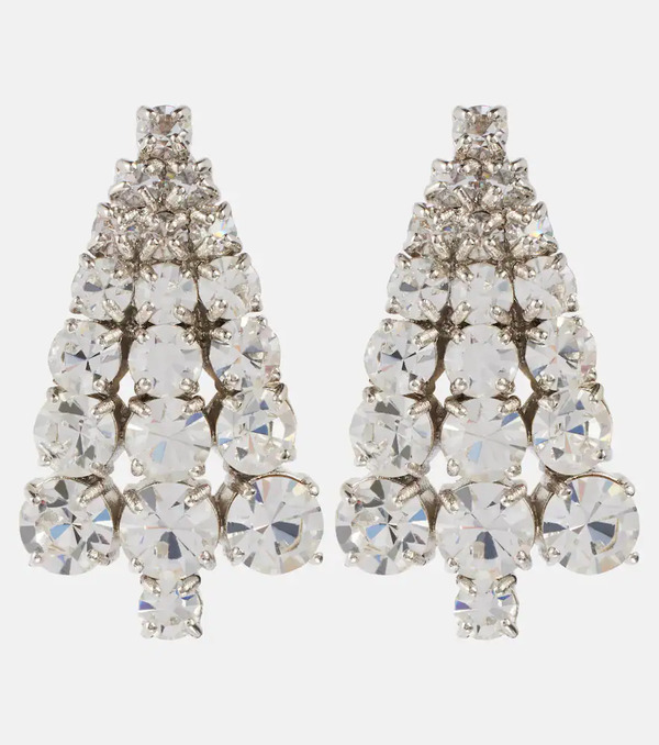  Jil Sander Jil Sander Pendientes Con Cristales 