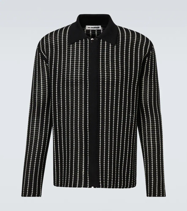 Jil Sander Jil Sander Polo De Algodón A Rayas 