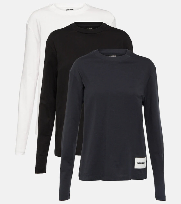  Jil Sander Jil Sander Set De 3 Sudaderas En Jersey De Algodón 
