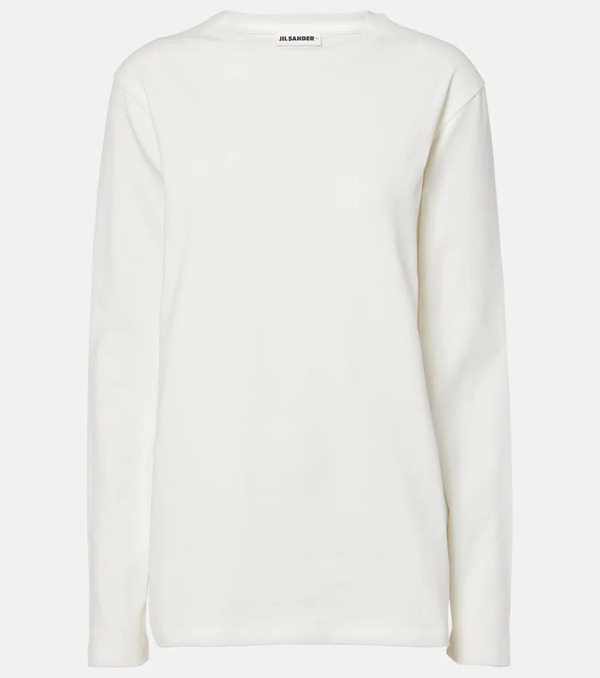  Jil Sander Jil Sander Top En Jersey De Algodón 