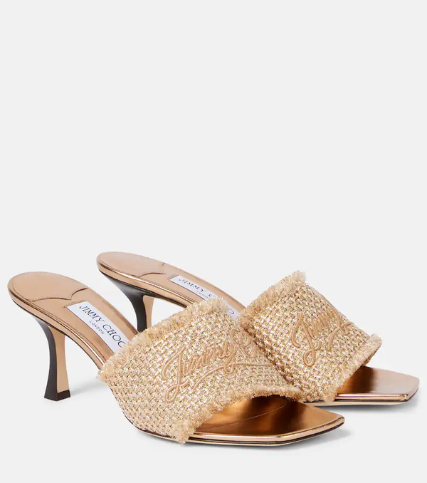  Jimmy Choo Jimmy Choo Mules Alexia 70 De Lamé 