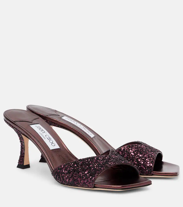  Jimmy Choo Jimmy Choo Mules Skye 70 Con Glitter 