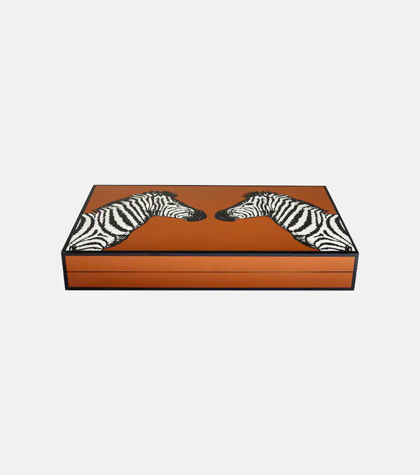  Jonathan Adler Jonathan Adler Juego De Backgammon Zebra Lacado 