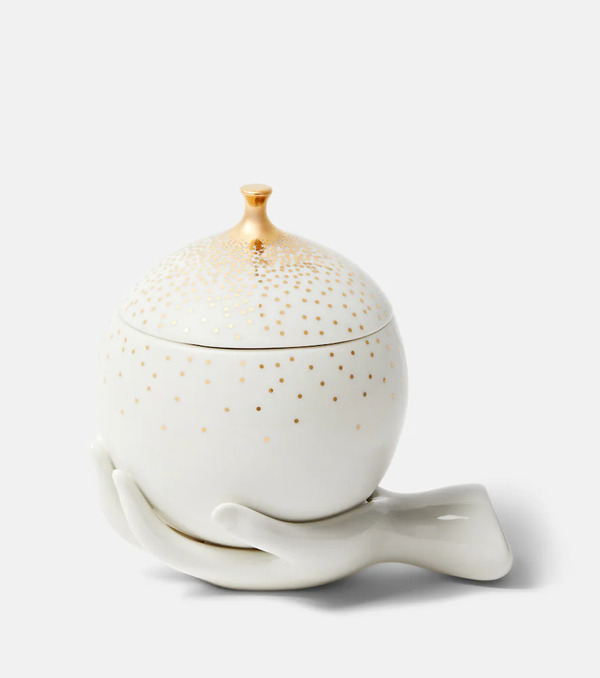  Jonathan Adler Jonathan Adler Recipiente Gilded Eve De Porcelana 