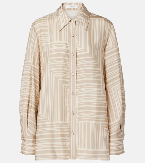  Joseph Joseph Camisa Atlan De Seda Estampada 