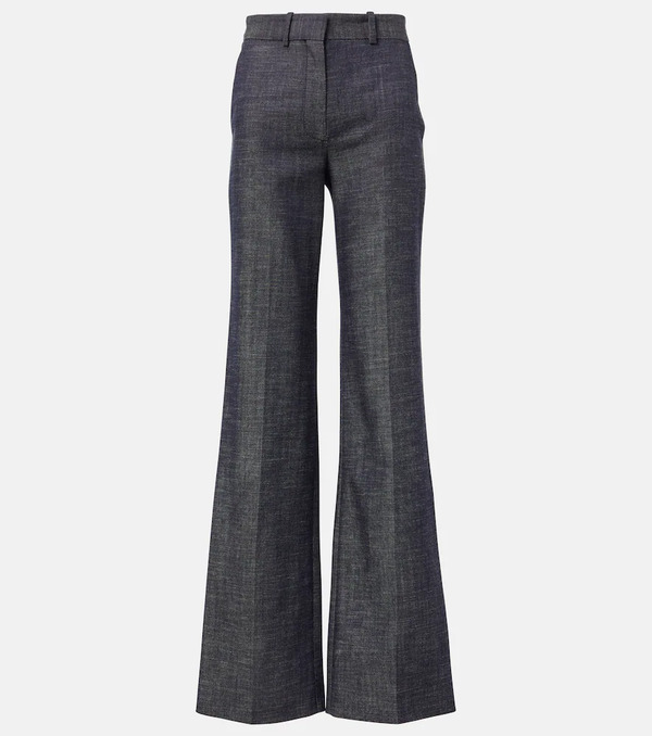  Joseph Joseph Pantalones Flared Morissey De Lana Y Algodón 