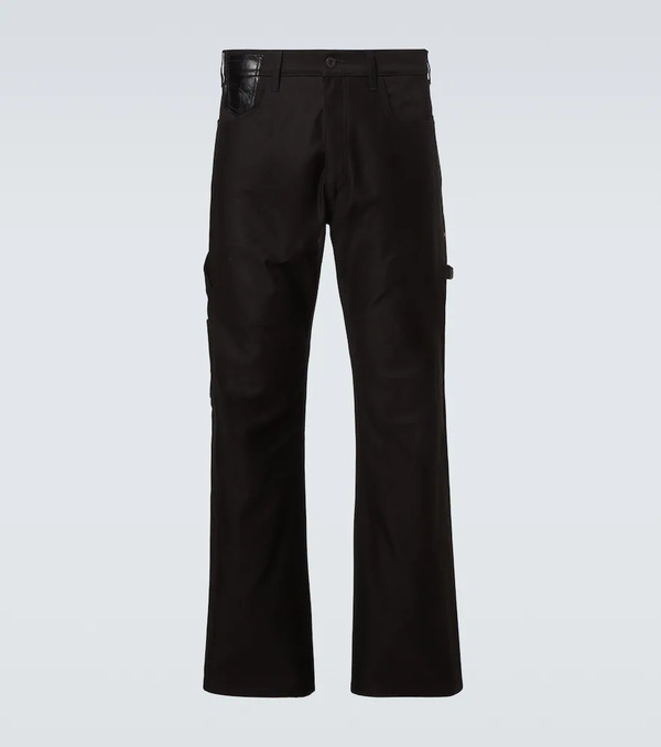  Junya Watanabe Junya Watanabe Jeans Rectos Con Piel 