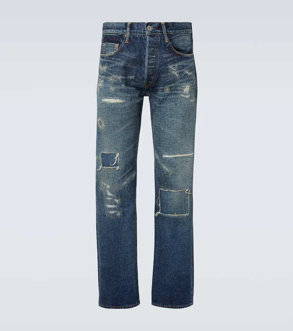  Junya Watanabe Junya Watanabe X New Manual Jeans Rectos 
