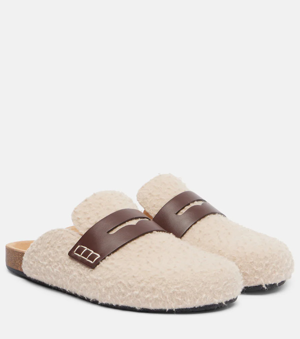  Jw Anderson Jw Anderson Mules De Fieltro 