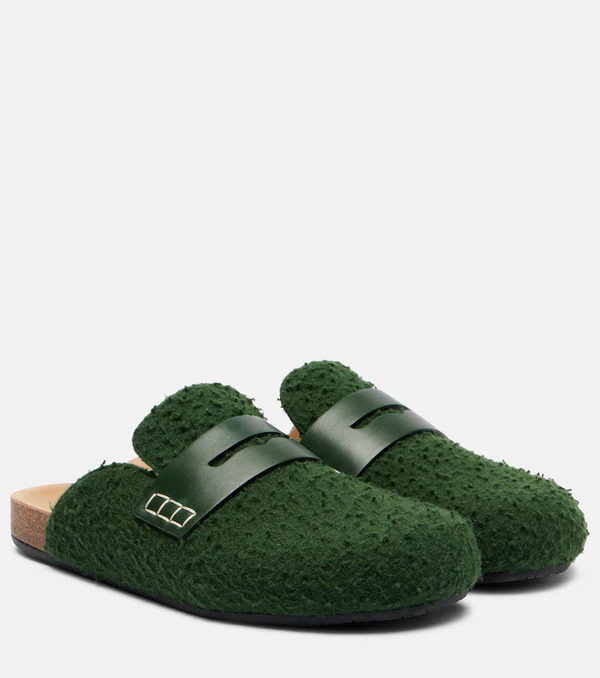  Jw Anderson Jw Anderson Mules De Fieltro 
