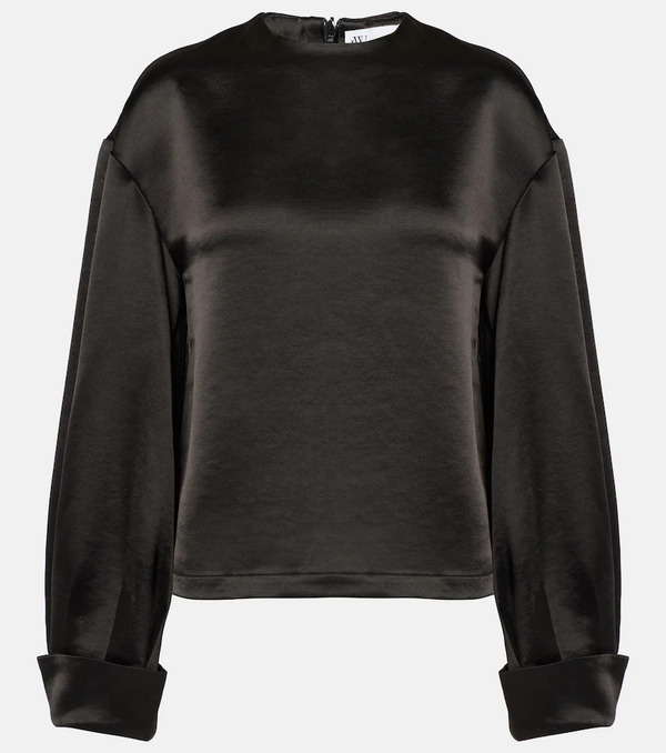  Jw Anderson Jw Anderson Top De Satén 