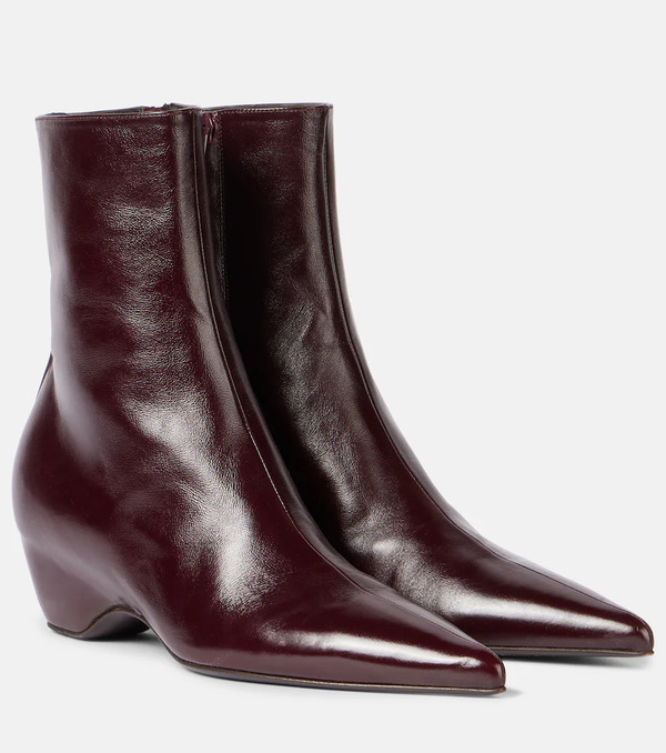 Khaite Khaite Botines Sybil 40 De Piel 