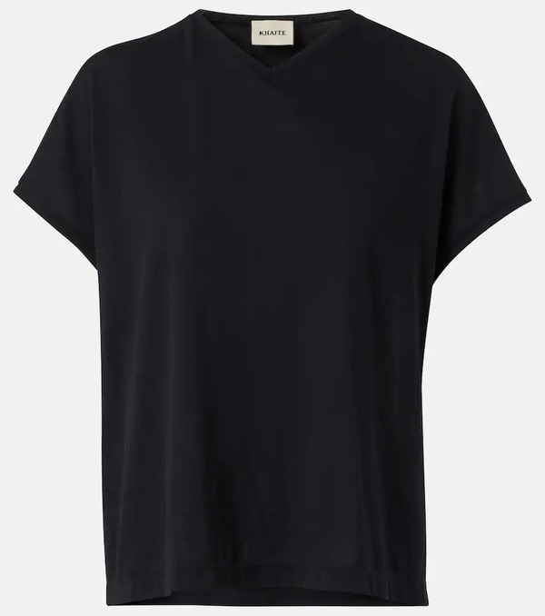  Khaite Khaite Top Devra De Mezcla De Algodón 