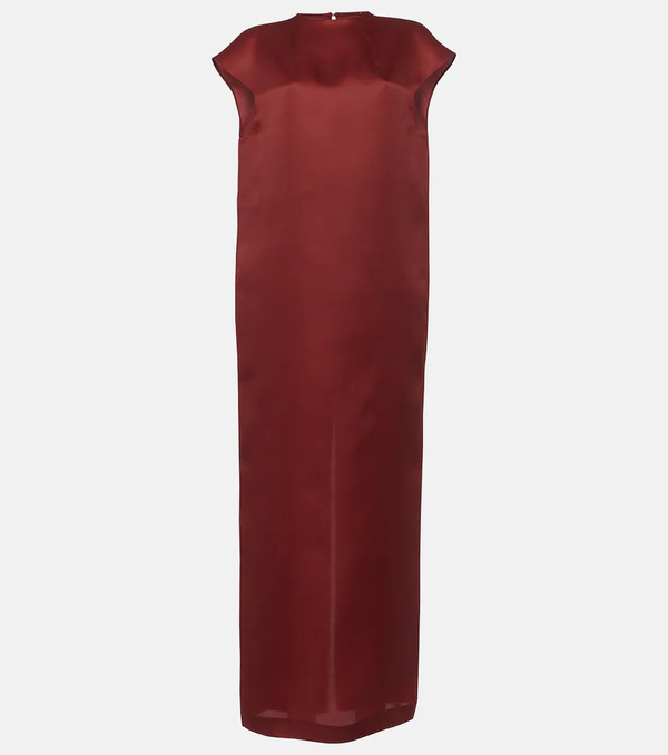  Khaite Khaite Vestido Largo Lohan De Seda 