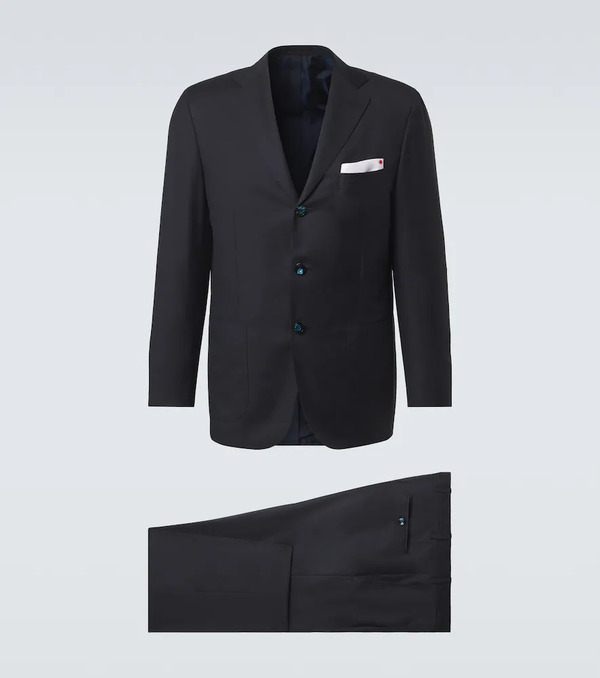  Kiton Kiton Traje De Lana 