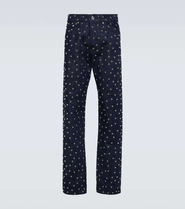  Lanvin Lanvin Jeans Rectos Adornados 
