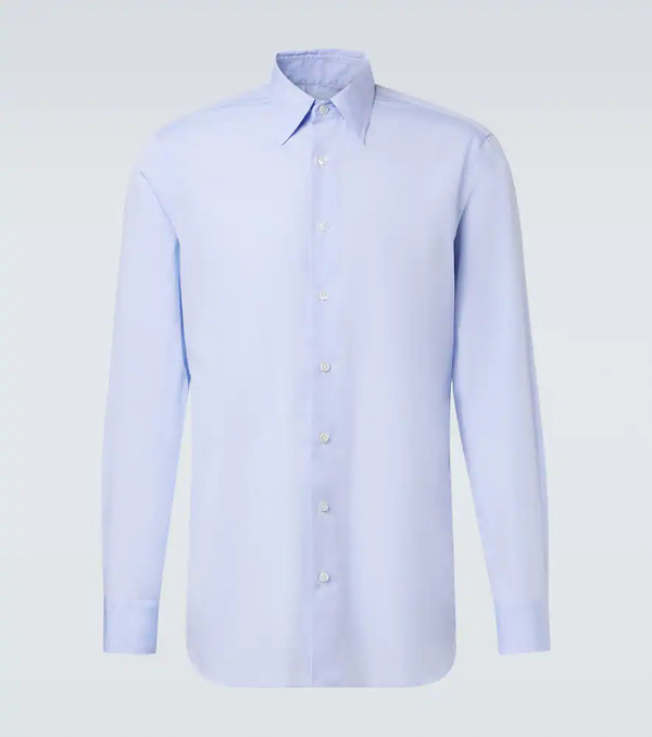  Lardini Lardini Camisa De Popelín De Algodón 