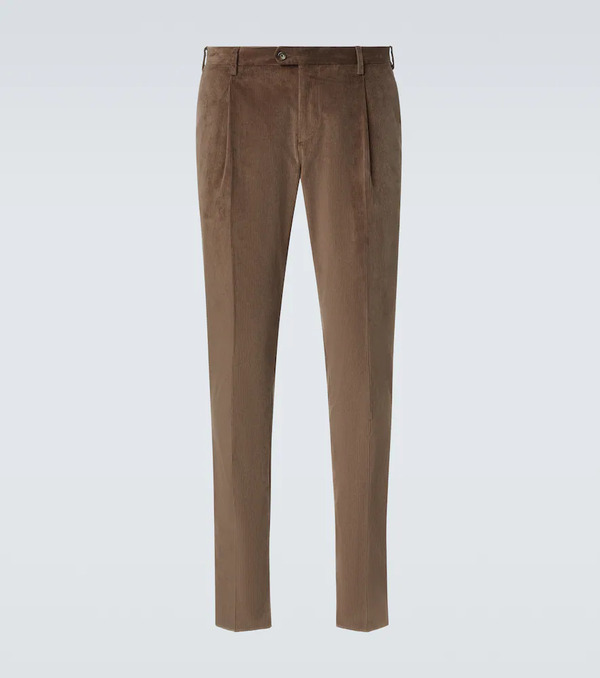  Lardini Lardini Pantalones De Traje De Pana De Algodón 