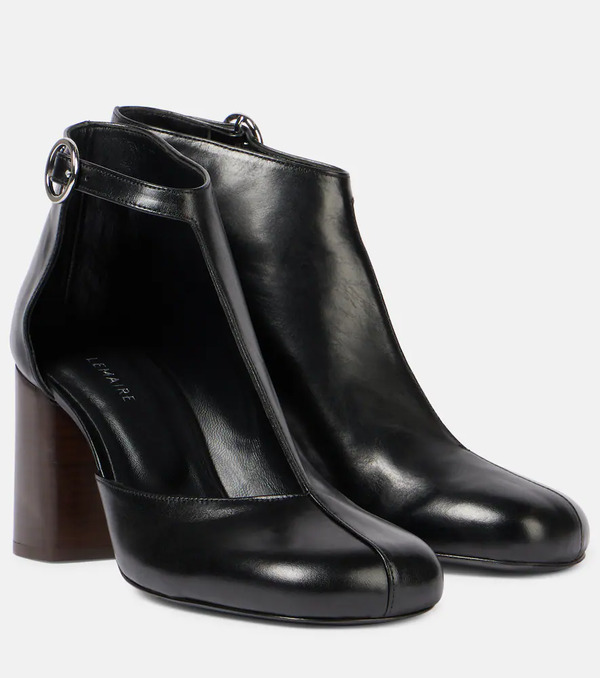  Lemaire Lemaire Botines De Piel Con Aberturas 