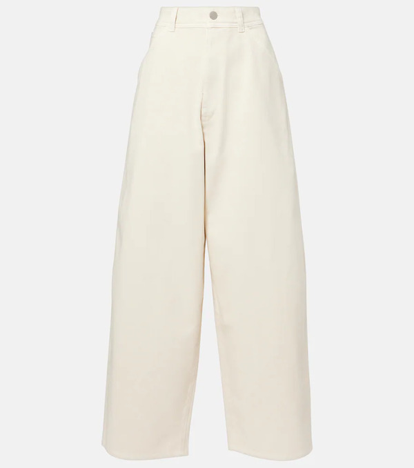  Lemaire Lemaire Jeans Anchos De Tiro Alto 