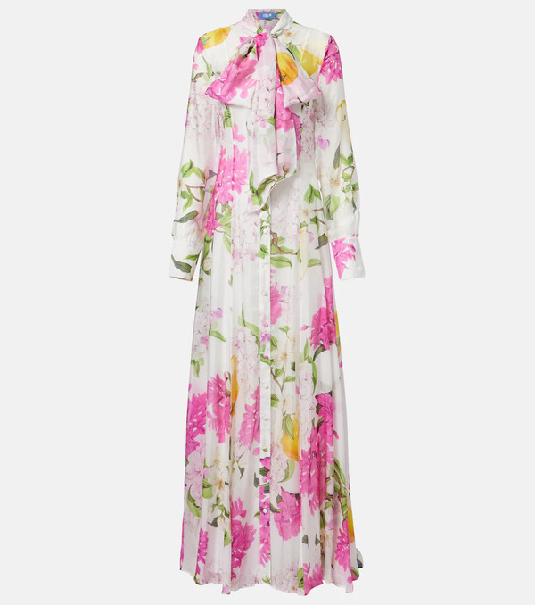  Leo Lin Leo Lin Vestido Largo Lilith Estampado 