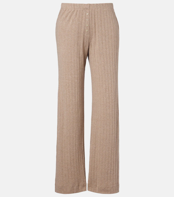  Leset Leset Pantalones Anchos De Algodón 
