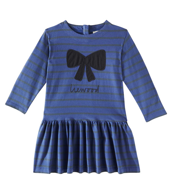  Liewood Liewood Vestido Alberte De Algodón A Rayas 