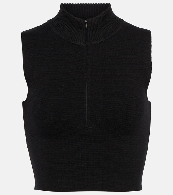  Live The Process Live The Process Crop Top Petra Con Media Cremallera 