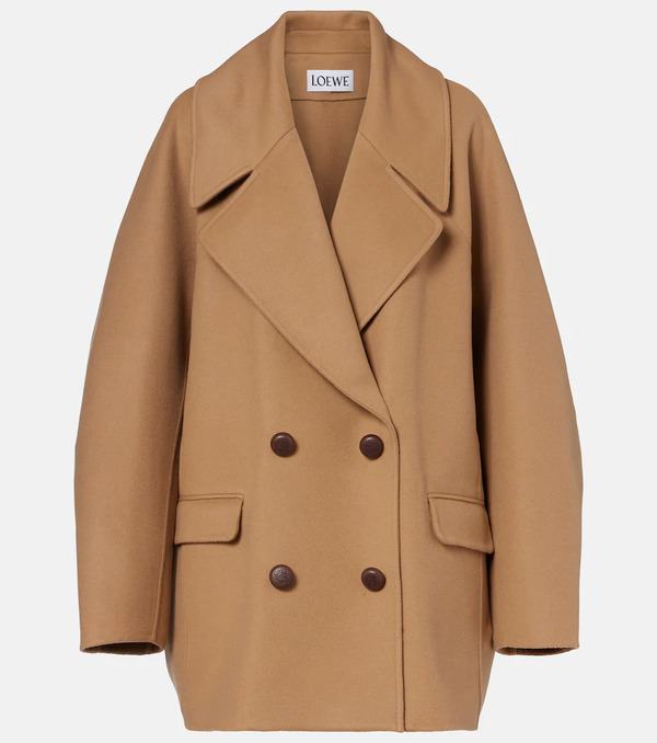  Loewe Loewe Abrigo Marinero Oversized De Lana 