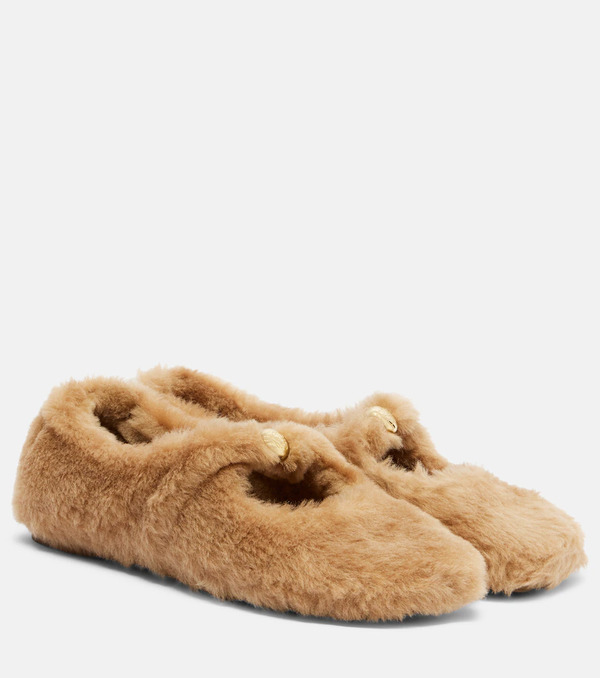  Loewe Loewe Bailarinas Mary Jane Pebble Soft De Borrego 