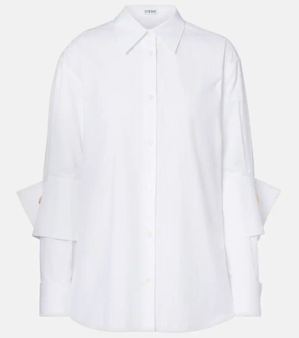  Loewe Loewe Camisa De Popelín De Algodón 