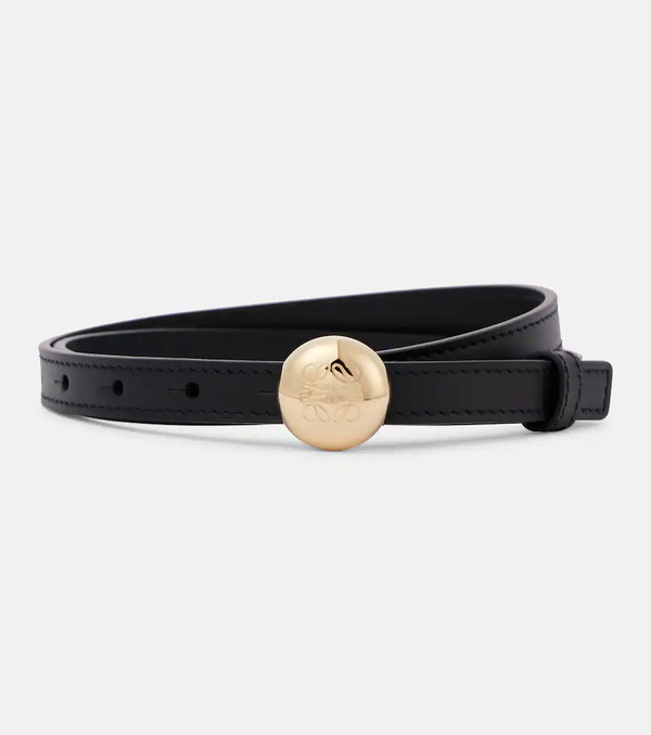  Loewe Loewe Cinturón Pebble De Piel 
