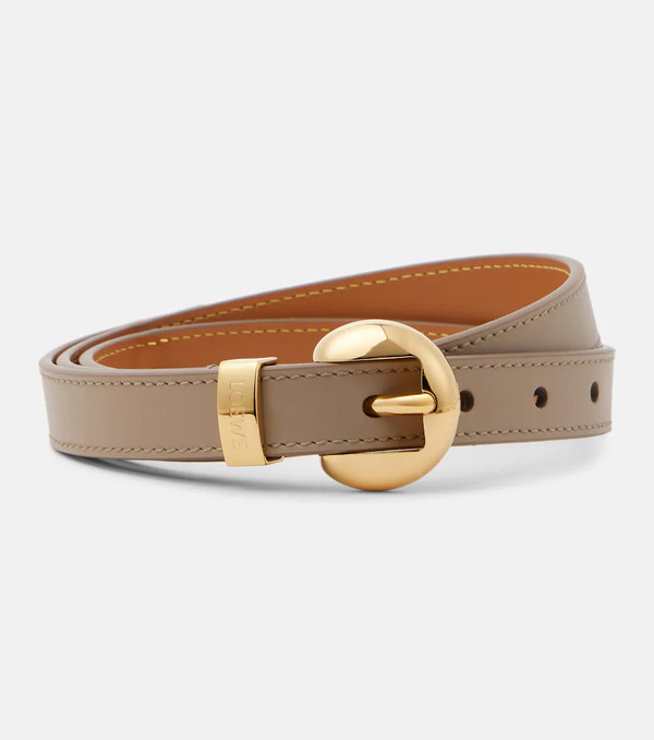  Loewe Loewe Cinturón Pebble De Piel 