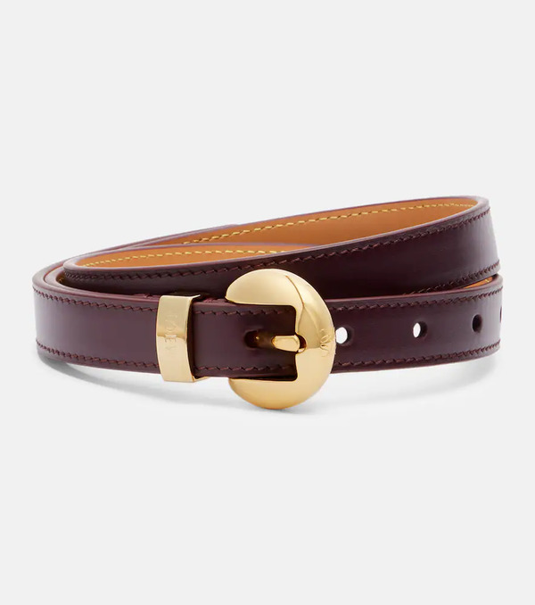  Loewe Loewe Cinturón Pebble De Piel 