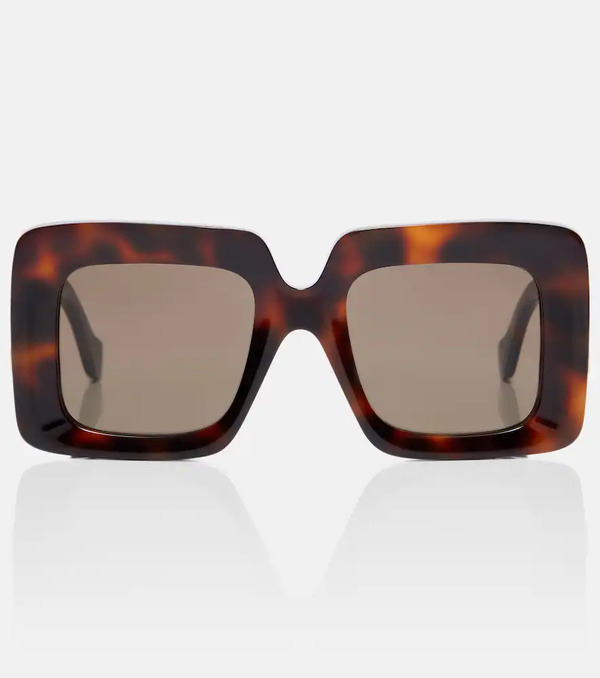  Loewe Loewe Gafas De Sol Cuadradas Oversized Con Anagrama 