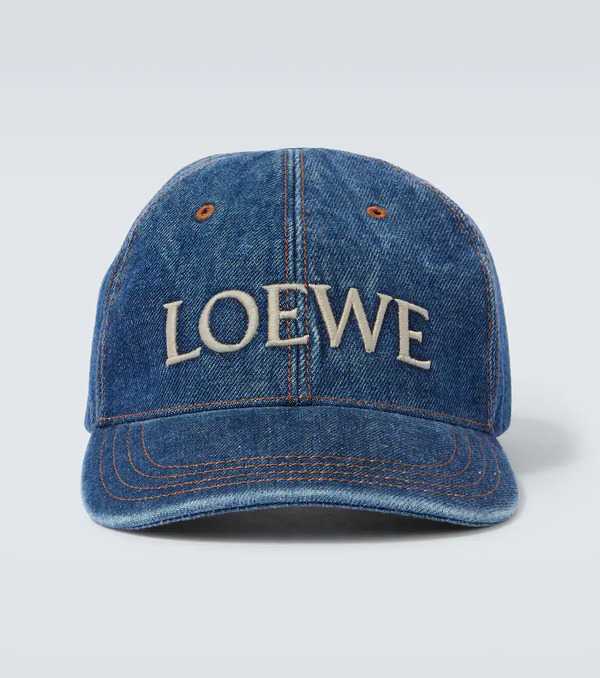  Loewe Loewe Gorra De Denim Con Logo 