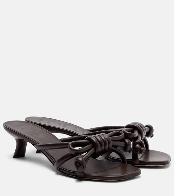 Loewe Loewe Mules Flamenco 45 De Piel 