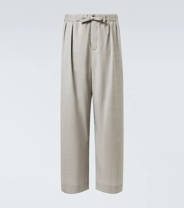  Loewe Loewe Pantalones Anchos De Lana 
