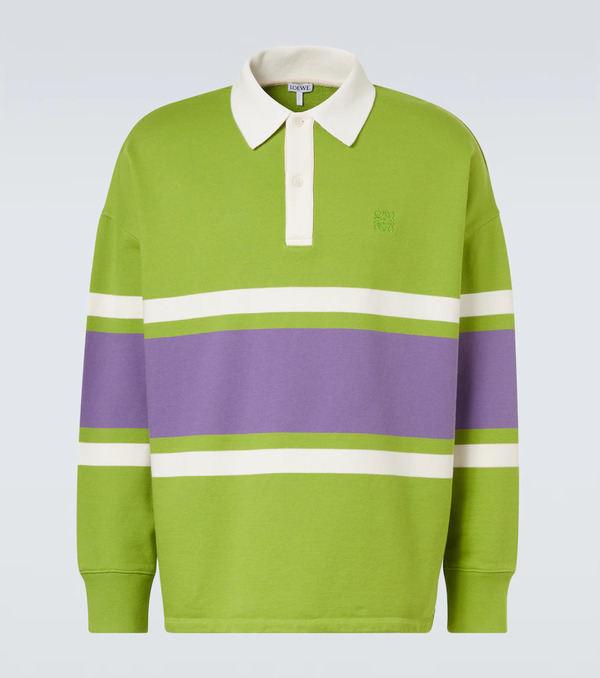  Loewe Loewe Polo De Algodón A Rayas 