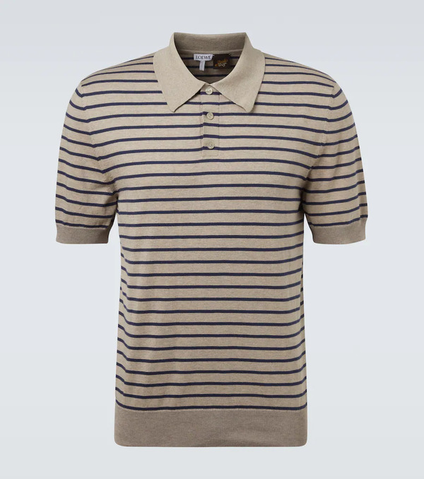  Loewe Loewe Polo En Mezcla De Algodón A Rayas 
