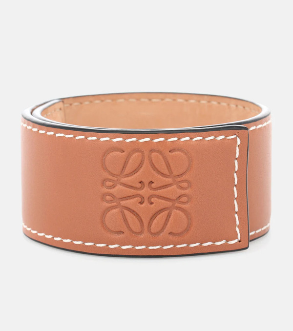  Loewe Loewe Pulsera De Piel Con Anagrama 