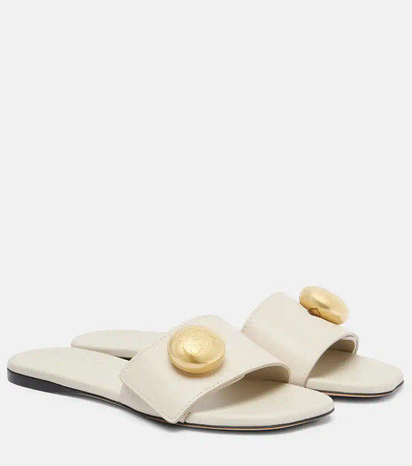  Loewe Loewe Sandalias Pebble De Piel 