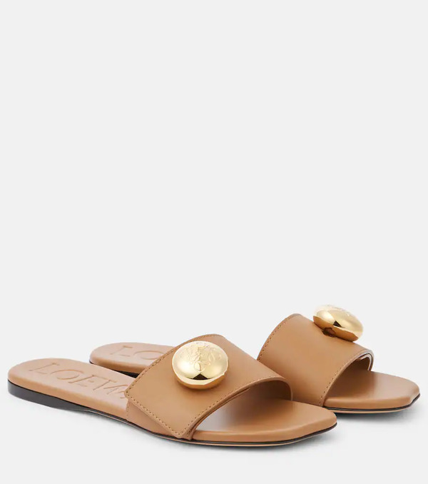  Loewe Loewe Sandalias Pebble De Piel 